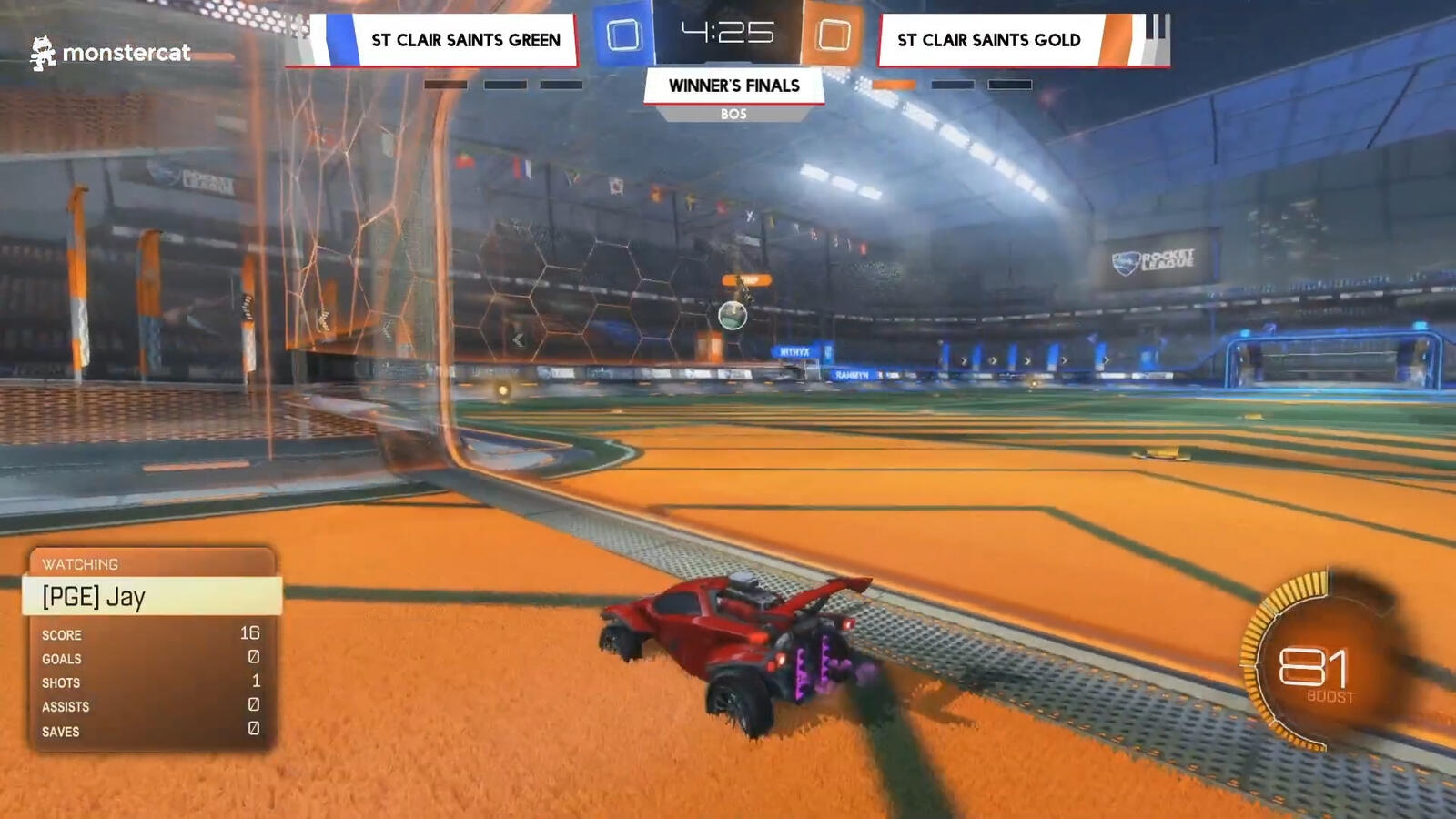 Collegiate Championship Series - RL gameplay overlay