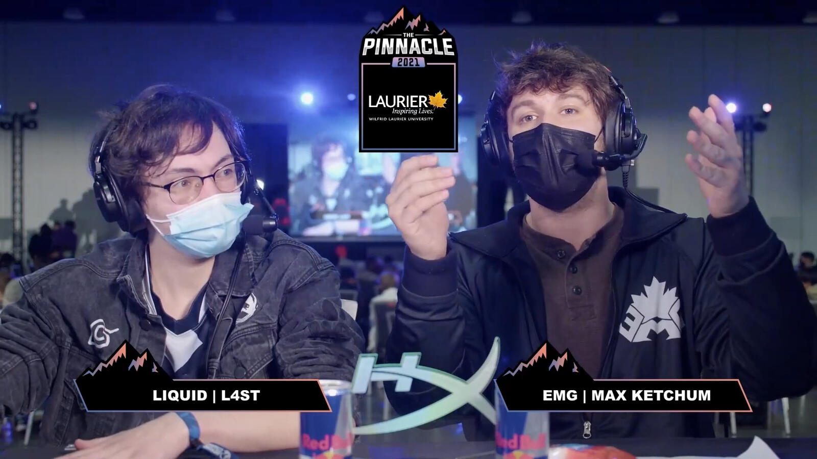 Pinnacle 2021 - Commentator screen + lower third