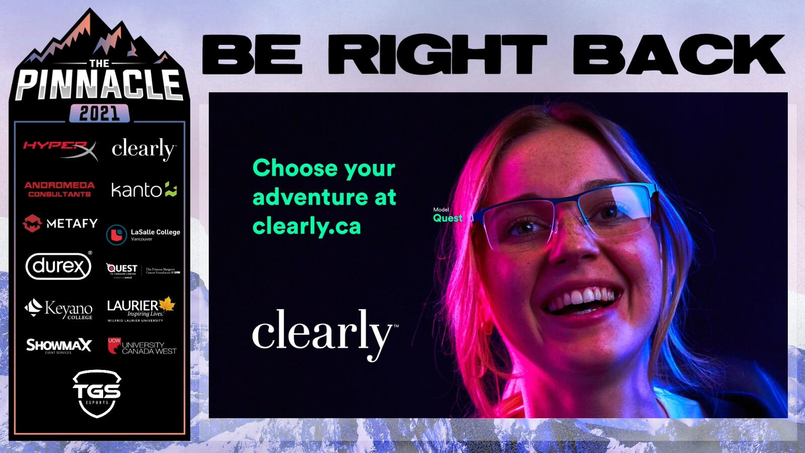 Pinnacle 2021 - Be right back assets