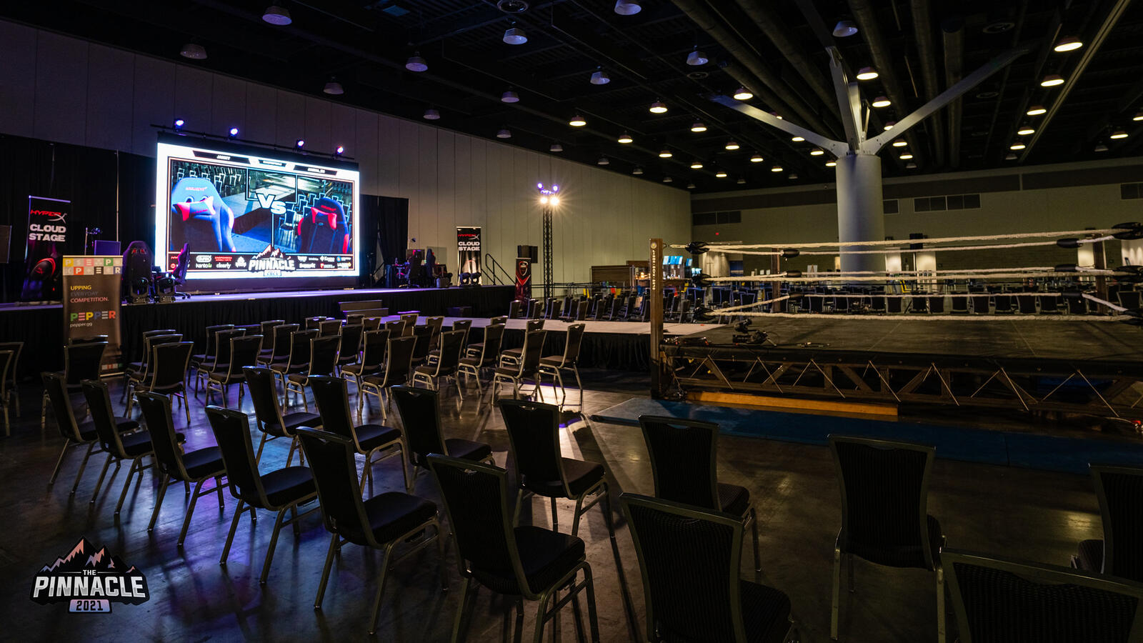 Pinnacle 2021 - Main stage set ft. wrestling