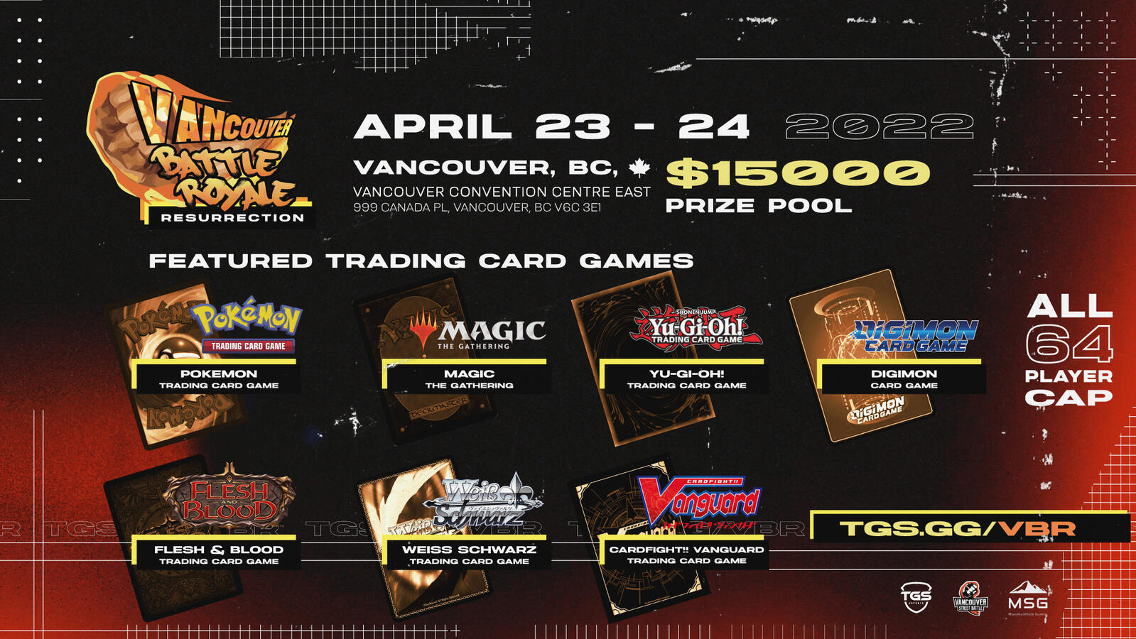 VBR 2022 - Trading card game graphic