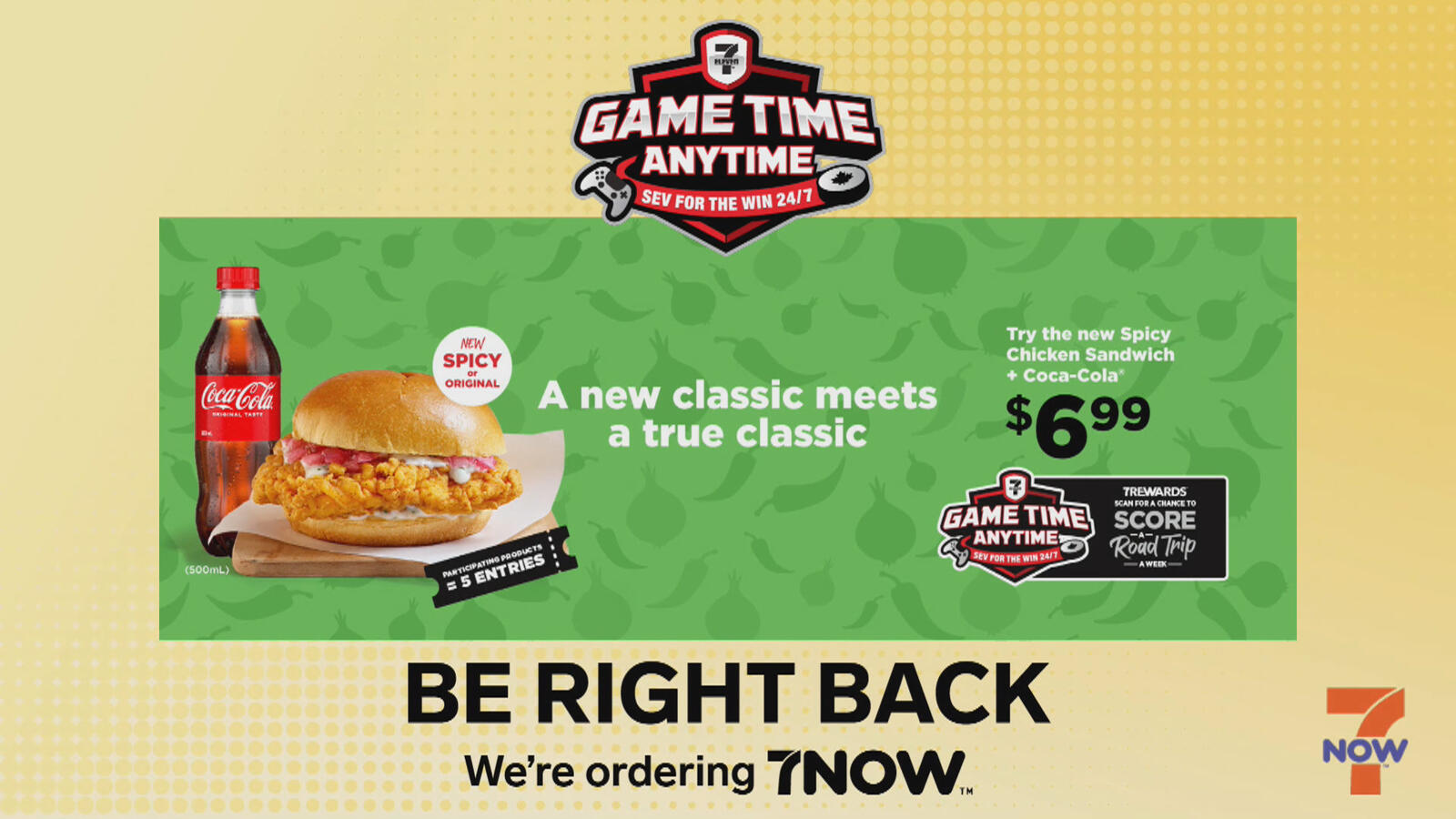 7-Eleven GTAT - Be right back stream assets