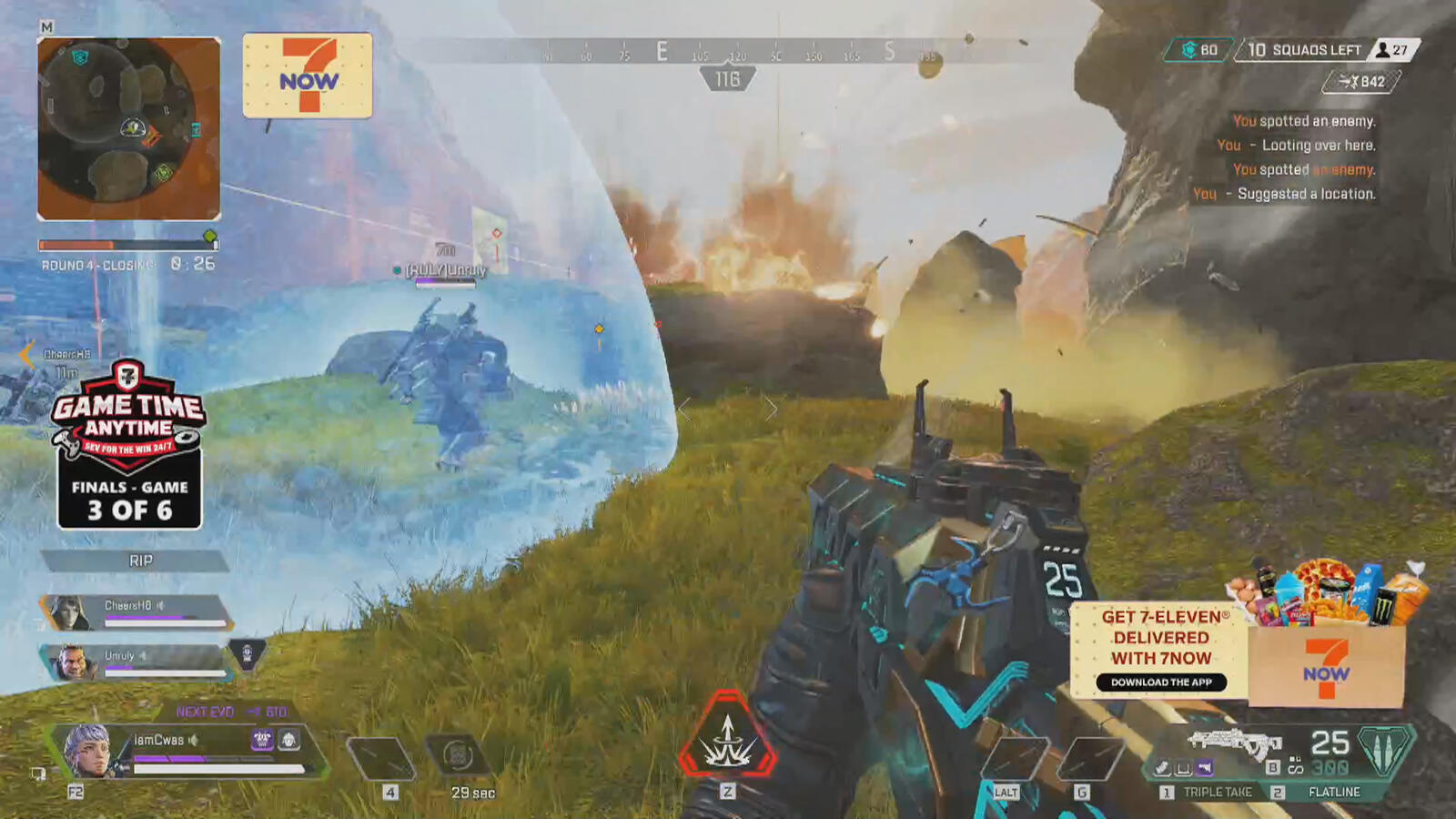 7-Eleven GTAT - Apex Legends gameplay overlay