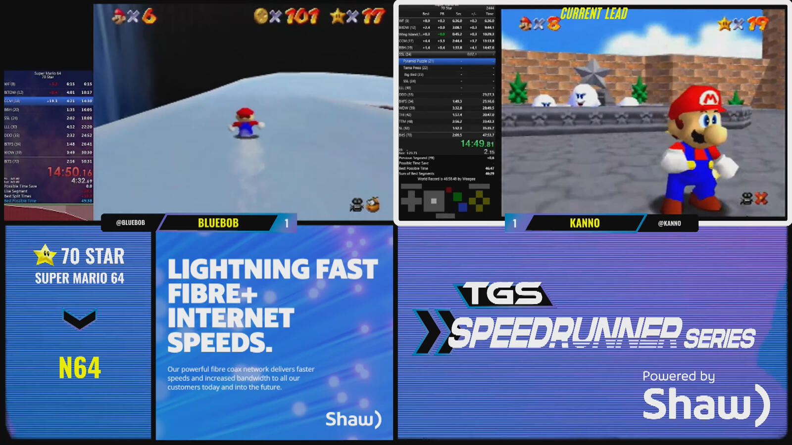TGS Speedrunner Series powered by Shaw - Head to Head