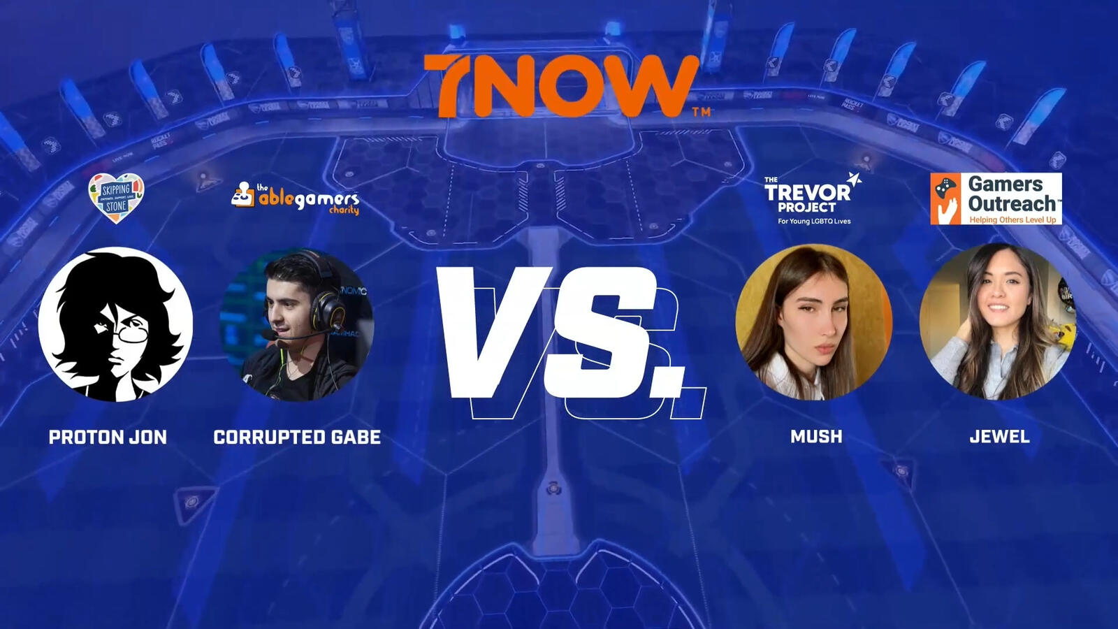 7-Eleven Rocket League Charity Challenge - Team matchup stream assets