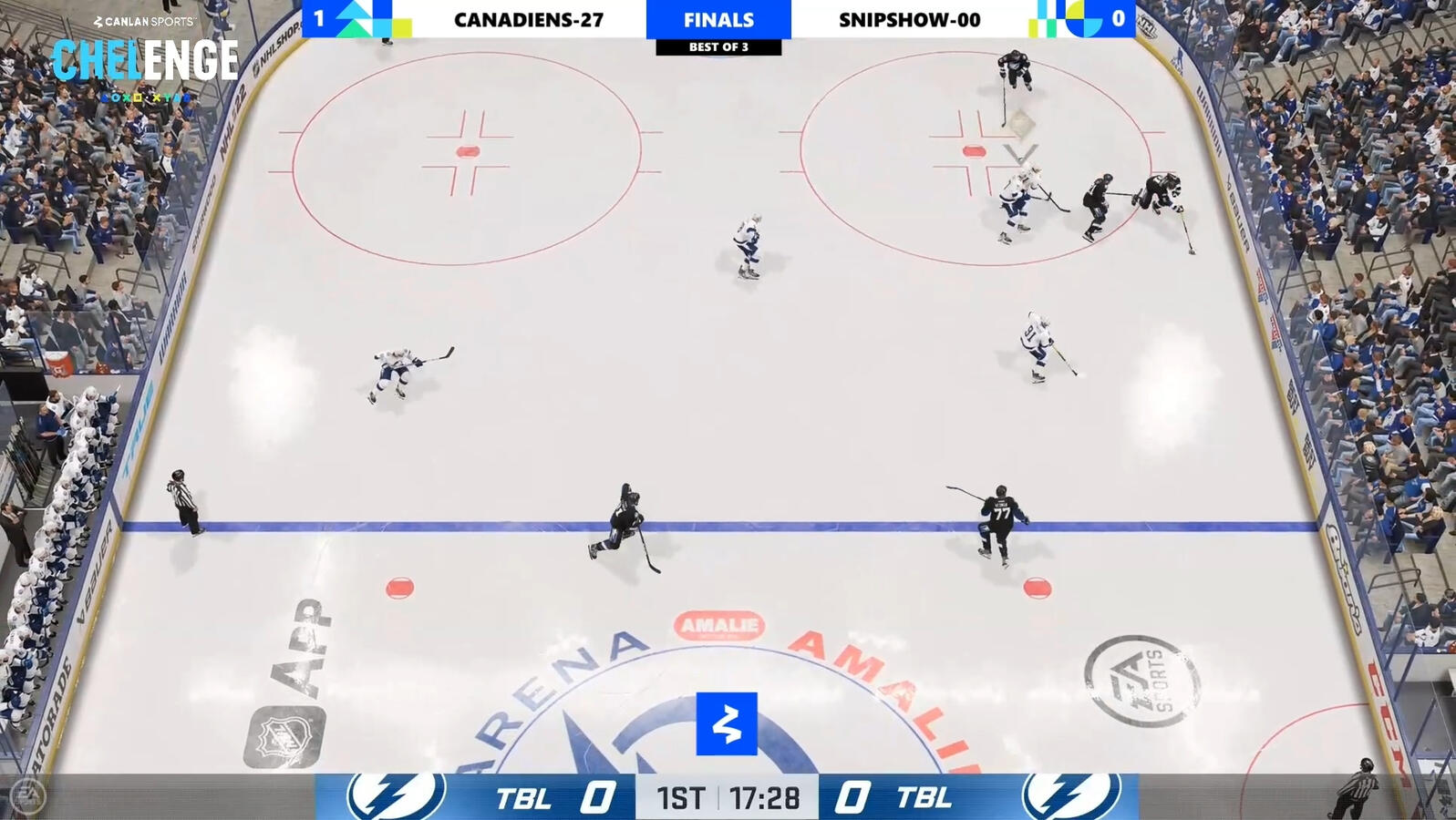 Canlan Chelenge - NHL22 Gameplay overlay