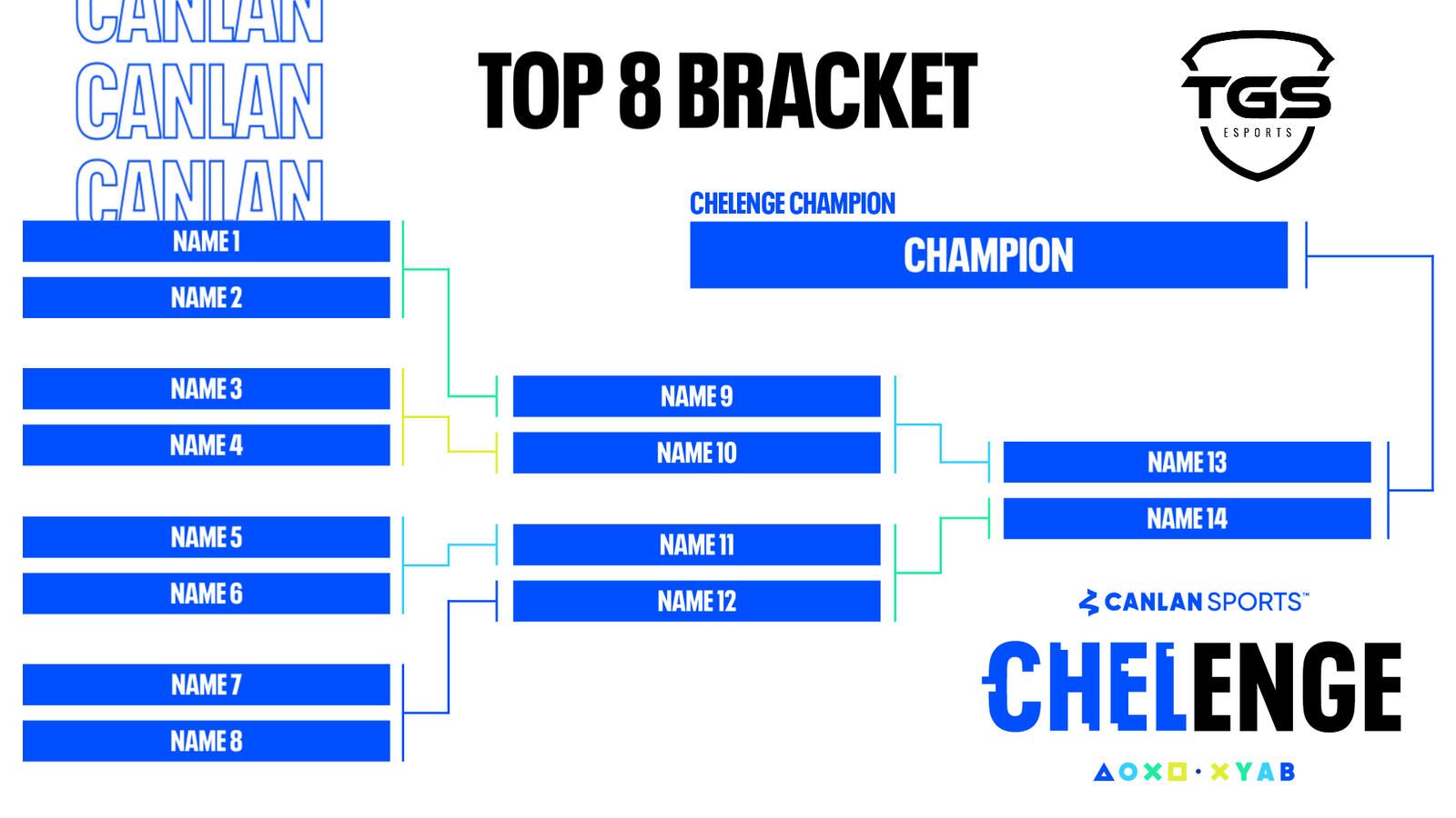 Canlan Chelenge - Top 8 bracket stream asset