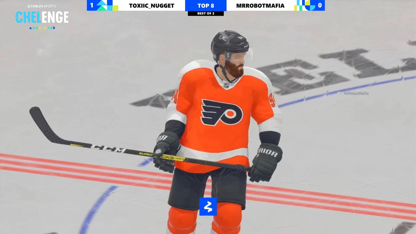 Canlan Chelenge - NHL22 gameplay overlay