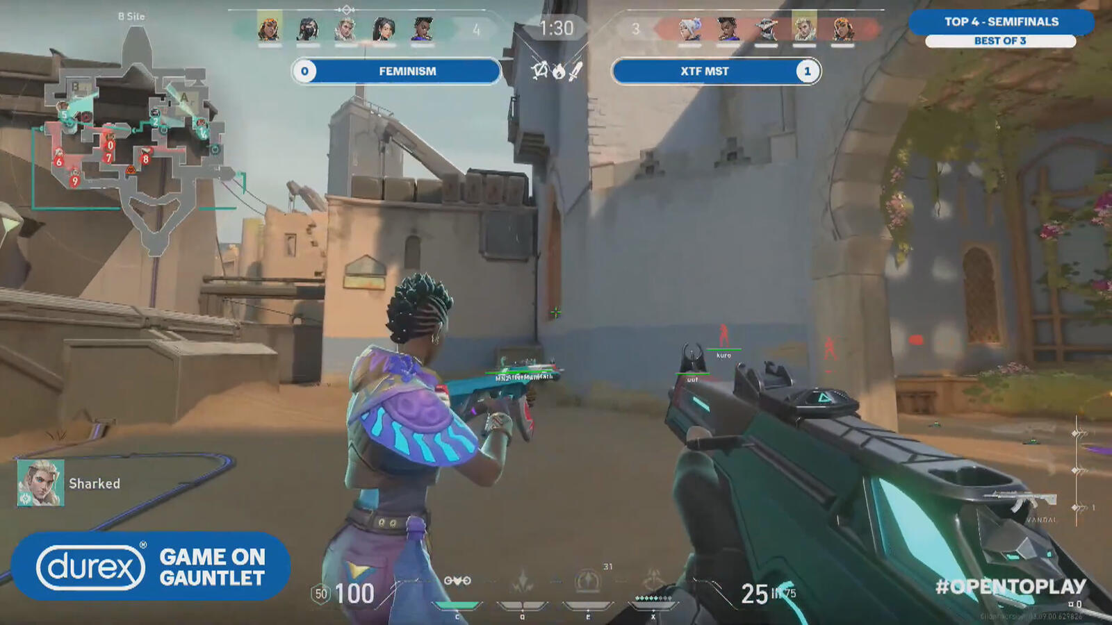 Durex Game On Gauntlet - Valorant gameplay overlay