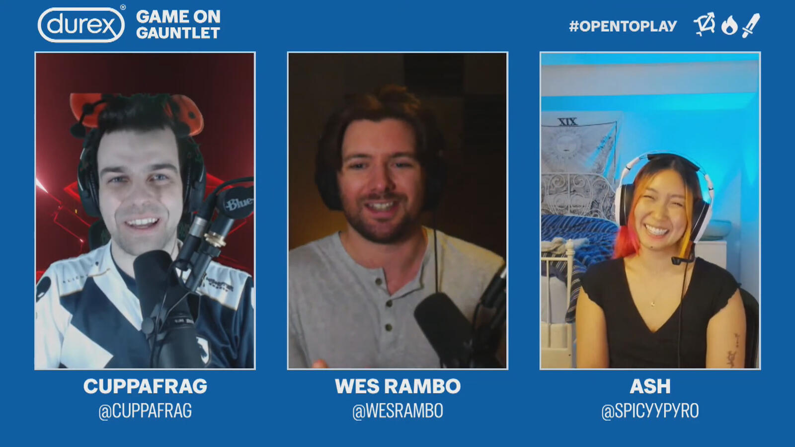 Durex Game On Gauntlet - Commentator 3 box