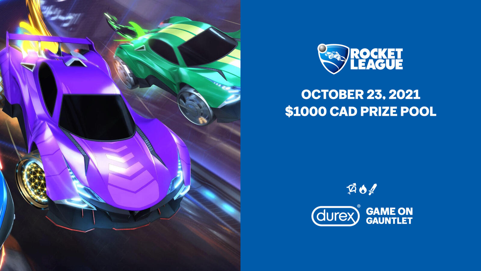 Durex Game On Gauntlet - Rocket League social graphic
