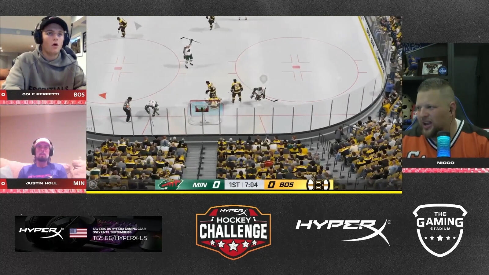 HyperX Hockey Challenge - Head to head + commentator stream assets