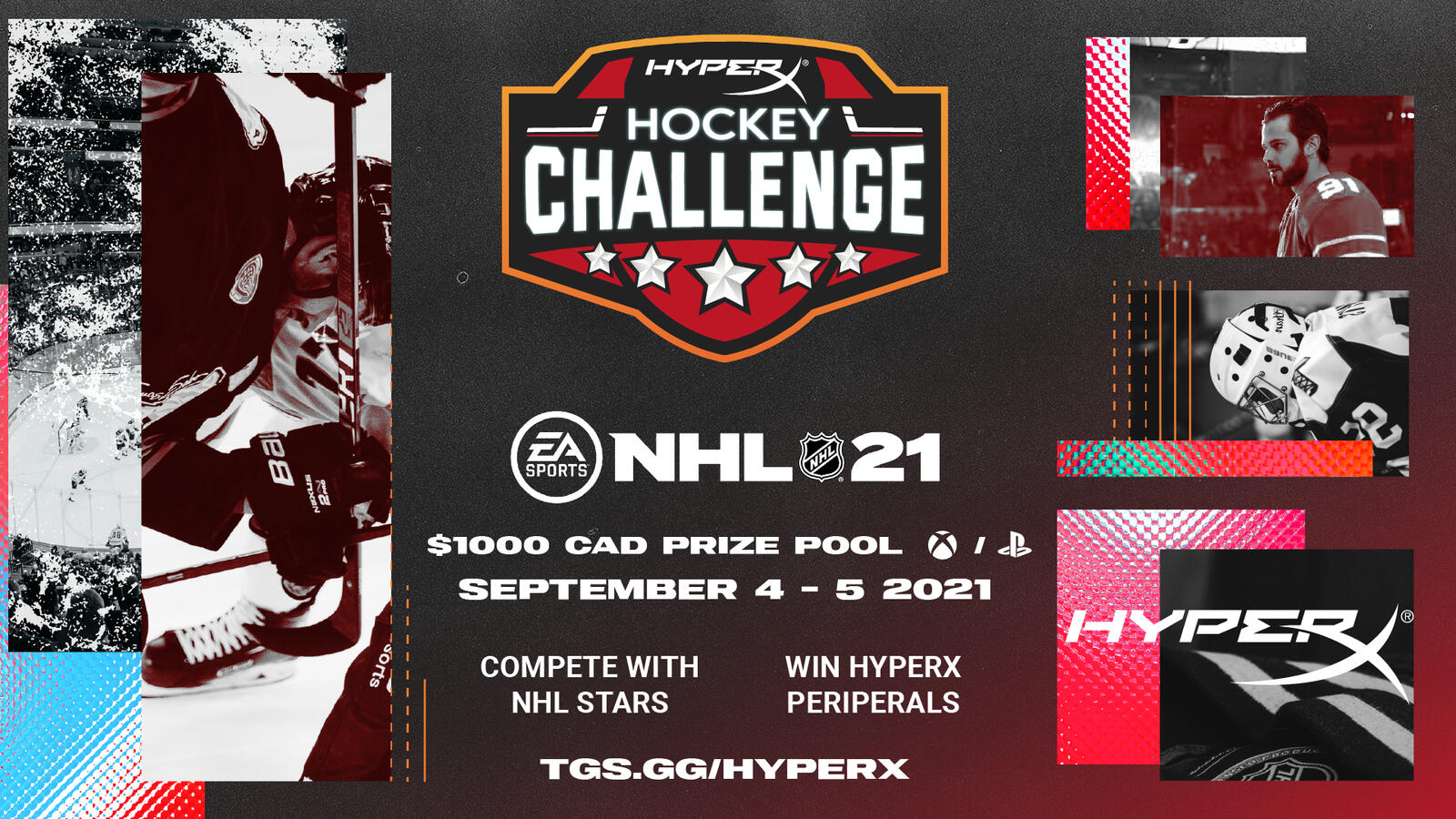 HyperX Hockey Challenge - Social promo graphic