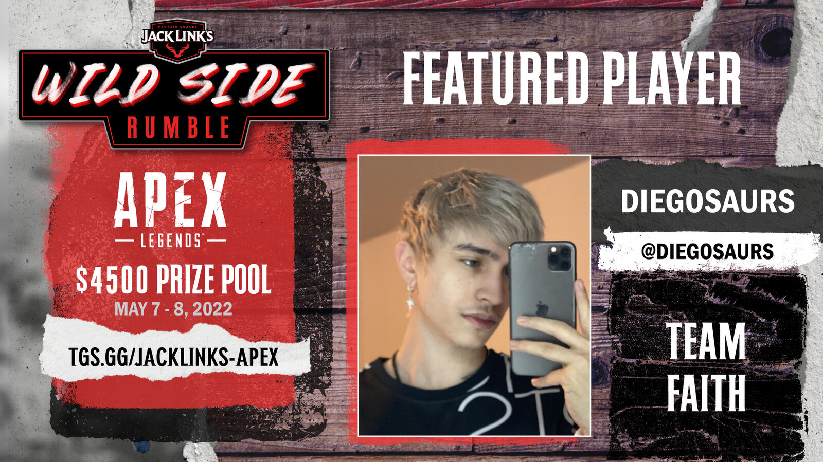 Jack Link's Wild Side Rumble - Apex Legends ft. player social graphic