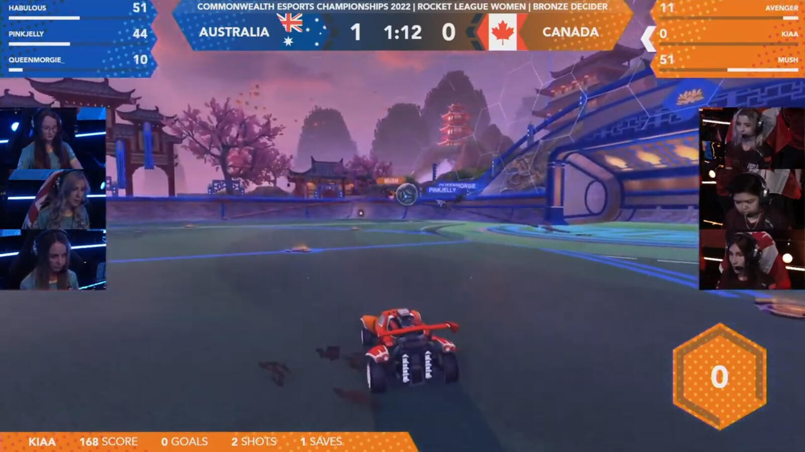 Commonwealth Esports Championships - AUS vs CAD Live