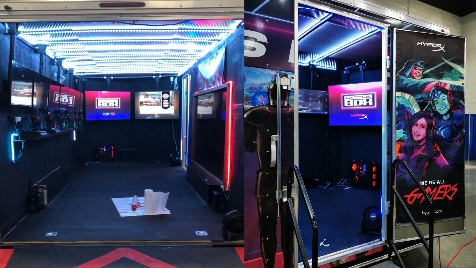 Battle Box - Inside Setup + Open Panel